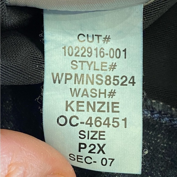 NYDJ Dark Kenzie Wash Pull On Bootleg Jeggings Jeans Size P2X - Picture 11 of 14